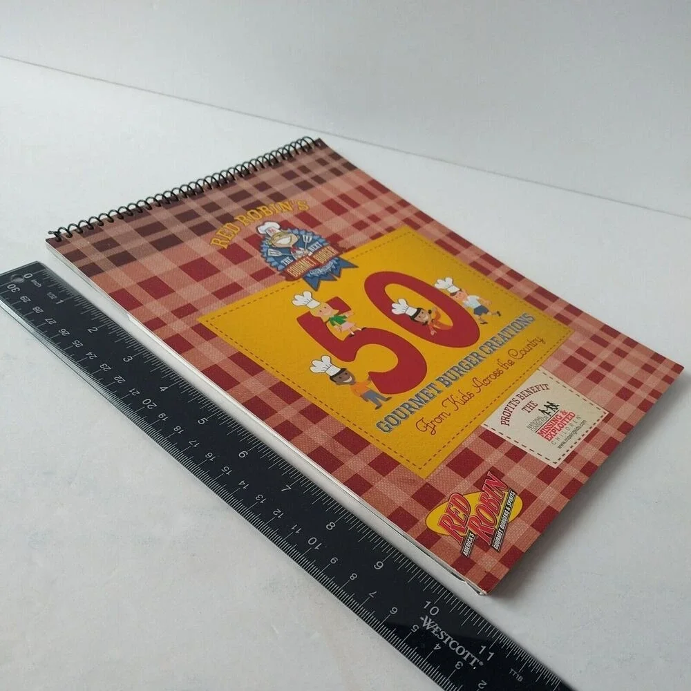 Red Robin Kids Cookbook – 50 Gourmet Burger Creations‎ (2007 Spiral‑Bound)